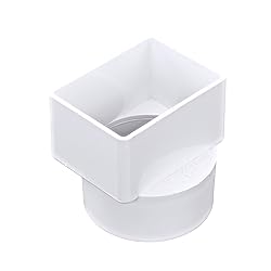 NDS 903 HIPS Offset Downspout Adapter, Connects