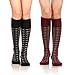 DoSmart Womens Winter Warm Knee High Socks Ladies Wool Cozy Thick Hiking Skiing Comfy Thermal Boot Long Socks 2 Pairs (AA-01)
