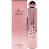 Perry Ellis 360 Collection Rose for Women Eau de Parfum Spray, 3.4 Ounce