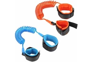 Jindizi 2Pcs Safety Wrist Leash,Anti Lost Wristband,Anti Lost Rope Walking Harness for Security Links.