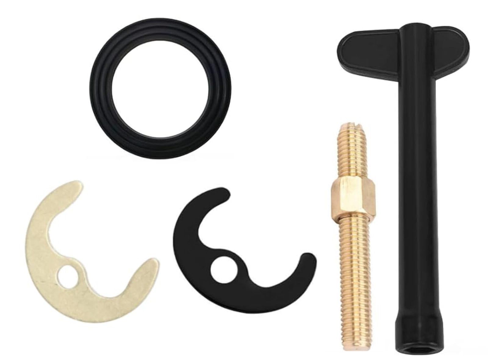 Monobloc Tap Fixing Kit 5 Pcs Tap Repair Kit with Rings for Mixer Taps, Kitchen Mixer Tap Fixing Kit Monobloc Tap Fixing Kit,Sink Mounting Kit for Bathroom Basin & Kitchen Sink