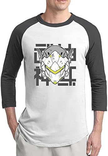 Men Genji Overwatch 3/4 Sleeve Baseball T-shirt