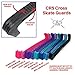 CRS Cross Skate Guards, Soakers & Towel Gift Set - Ice Skating Guards and Soft Skate Blade Covers for Figure Skating or Hockey (Power Pink, Small)