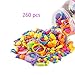 Looching 260 pcs Pop Beads Set DIY Jewelry Making Creative Kits Rings Necklace Bracelet Toys Art Crafts Gift Toys For Girls