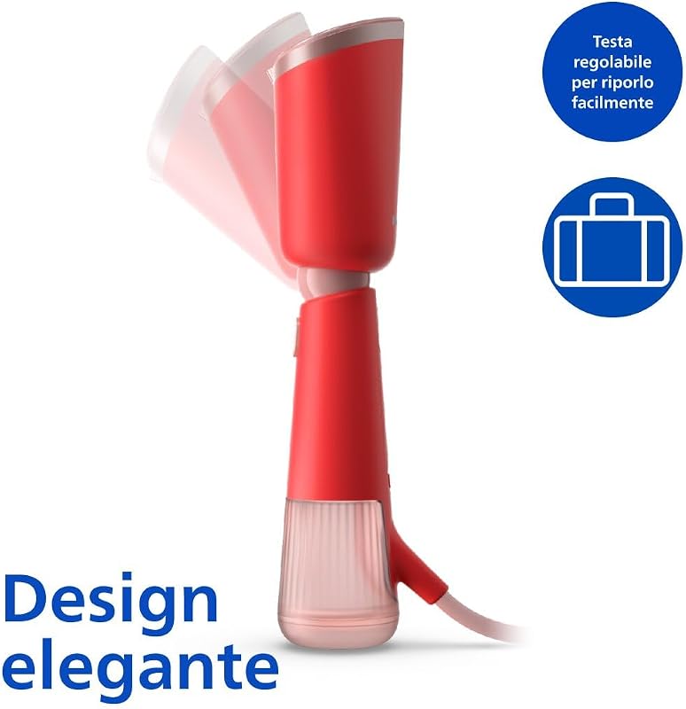 5000 Ferro da Stiro Verticale a Vapore Portatile, 24 g/min, 1300W — foto 4 di 8