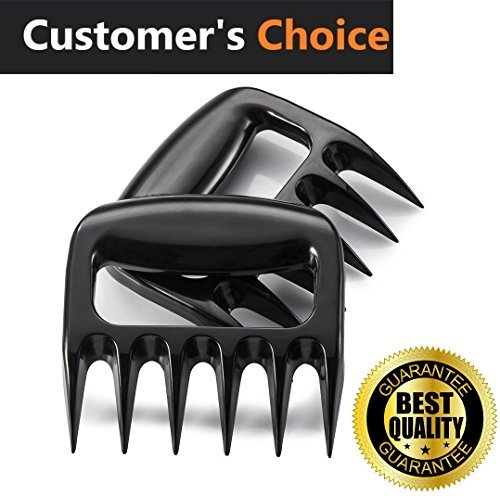 IKAXA The Original Shredder Claws - Meat Claws - Meat Shredder - Easily Lift, Handle, Shred, And Cut Meats - Essential For BBQ Pros - Ultra-Sharp Blades And Heat Resistant Nylon