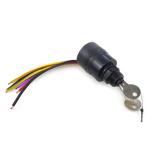 Boat Motor Ignition Key Switch Fits for Mercury Control Box