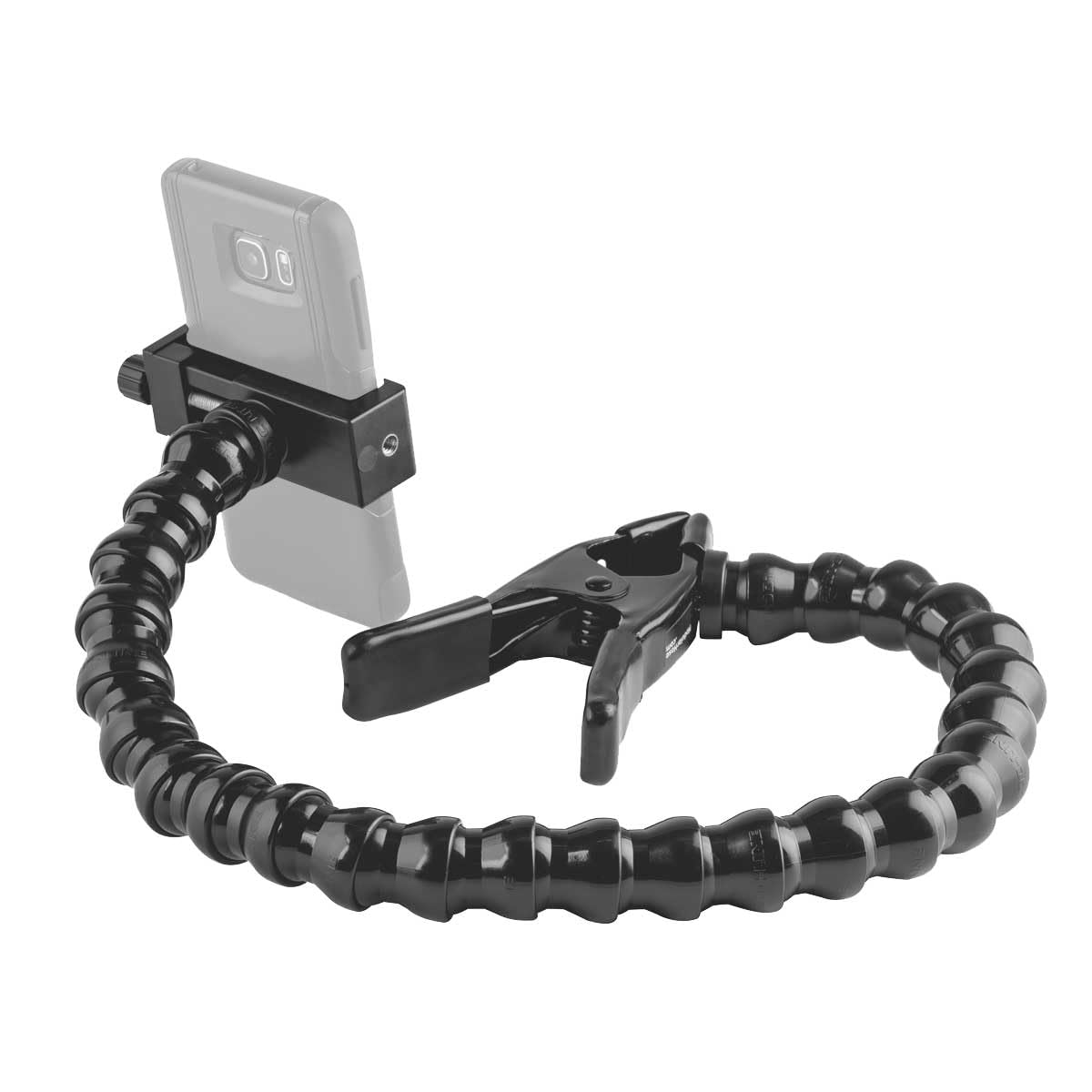 MOGO ModularHose Assistive Technology Phone Holder with Spring Clamp, 24 Inch Arm — image 1