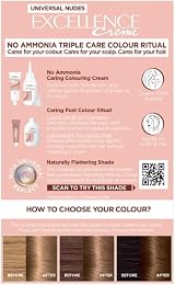 L'Oréal Paris Excellence Universal Nudes 7U Blonde Ammonia-Free 100% Grey view 2