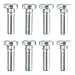 CURT 16200 Industry-Standard 5th Wheel Hitch Rails and Brackets, Carbide Black, 25,000 Pounds