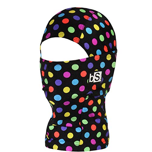 BLACKSTRAP Kids The Hood - Polaina y calentador de cuello de doble capa para clima frío para niños, lunares