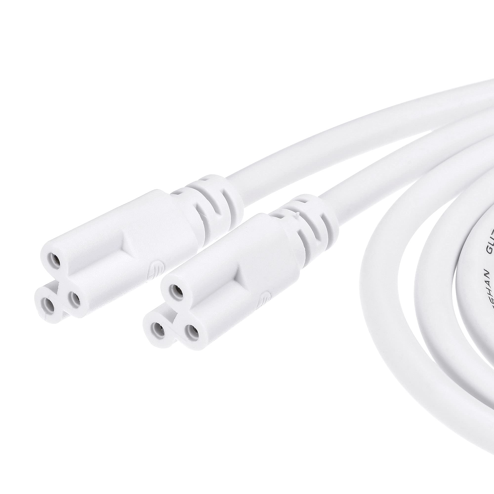 sourcing map T5 T8 LED Tube Connector Cable 1.5M Female to Female End Extension Cord for LED Integrated Light Tube, Pack of 4