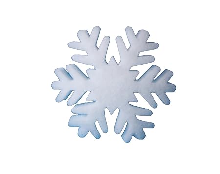 pemmiproducts Schneeflocke aus Schneewatte 17 cm, ca.2 cm dick, 10er