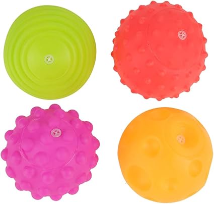 Jouets D Eveil Jeux Et Jouets 4pcs Balle Sensorielle De Bebe Pour Enfants De Plus De 3 Mois Estiloss Com