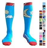 Compression Socks for Women and Men - Rise & Shine, Small