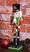 Clever Creations Red Drummer 14 Inch Traditional Wooden Nutcracker, Festive Christmas Décor for Shelves and Tables