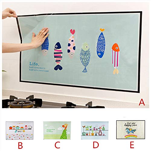 PinShang Waterproof Oil Proof Self Adhesive Wall Sticker Temperature Resistant Wallpaper for Kitchen D-Small Potted Plants - Thumbnail 2