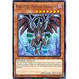 Amazon Com Yu Gi Oh Red Eyes Zombie Dragon Sdzw En001 Structure Deck Zombie World 1st Edition Ultra Rare Toys Games
