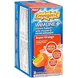 Emergen-C Immune+ Dietary Supplement (Super Orange Flavor, 30-Count 0.33 oz. Packets)