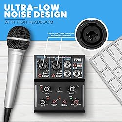 Pyle Professional Wireless DJ Audio Mixer