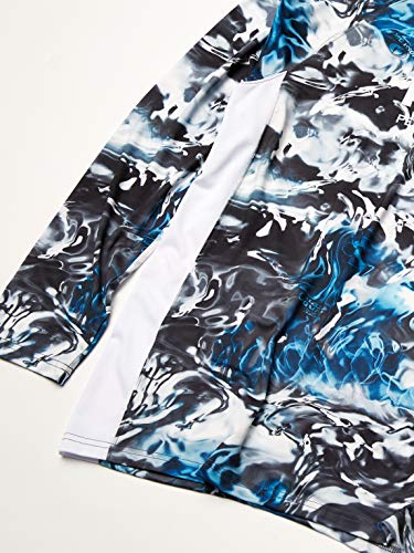 Chemise De Pêche Homme Huk Performance Fishing - XL - Manches Longues - Gris Camo - Aqua Camo
