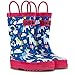 Lone Cone Rain Boots with Easy-On Handles in Fun Patterns for Toddlers and Kids, Gary The Unicorn, 10 Toddler