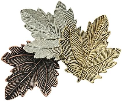 Special Exquisite Three Tones Palm Leaf Brooch