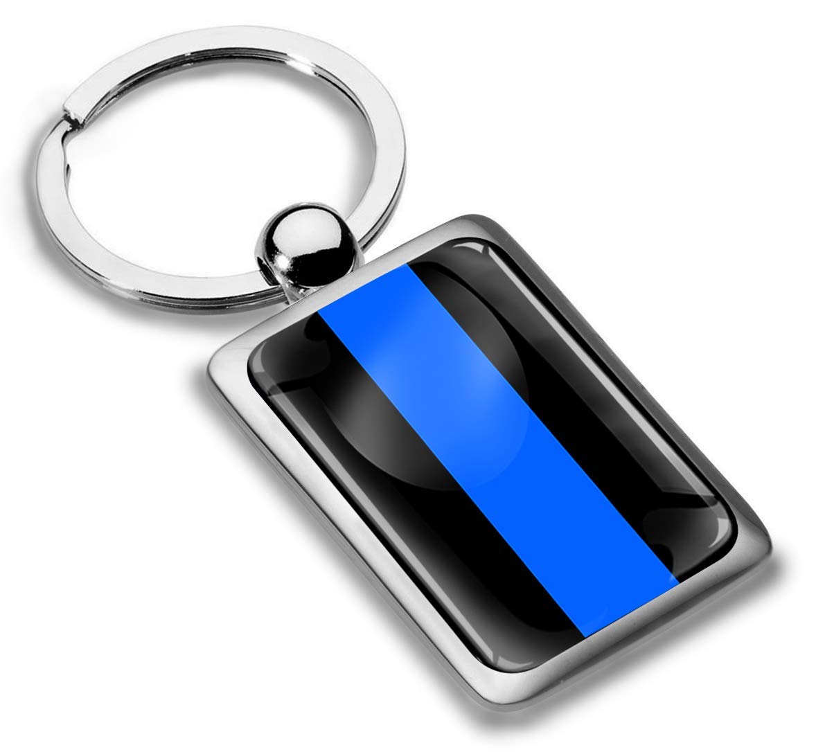 Biomar Labs Stainless Steel Metal Keychains Country Flag National Flags Design Durable Premium Accessory Car House Keys Backpack Gift Travel Souvenir (USA American Flag KK 222) — image 1