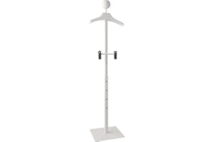 Econoco Children's Floor Standing Costumer with Hanger, White
