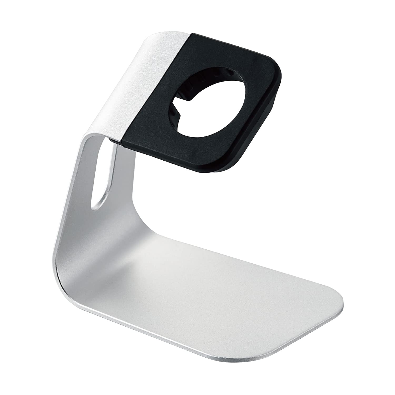 エレコム Apple Watch 充電スタンド 縦置きタイプ アルミ製 シルバーの商品画像