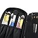 Professional Cosmetic Makeup Brush Organizer Cosmetic Makeup Bag Handbag (Black)