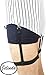 Jelinda Mens Shirt Stays Adjustable Clamps Upgrade Shirts Holder Elastic Police Military Garter Shirt Tuckers