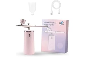 MAD SPARK Oxygen Facial Spray Machine - High Pressure Handheld Facial Steamer with 0.3mm Nozzle - Rechargeable Portable Nano 