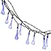 Outdoor String Light, BOYON Solar Fairy, Starry Lights Best for Garden, Patio, Party (2 Lighting Modes, 19.7ft, 30 Led, Blue)