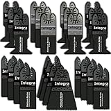 24pcs Pro Grade Universal Blade for Fein Dremel,bosch Oscillating Multi Tool Features Bi-metal Wood Japan Tooth Fits