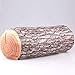 Potelin Tree Wood Cushion Stump Pillow Log Cushion Round Woods Grain Stump Shaped Decorative Environmental Protection Suitable for Rooms or Sofas