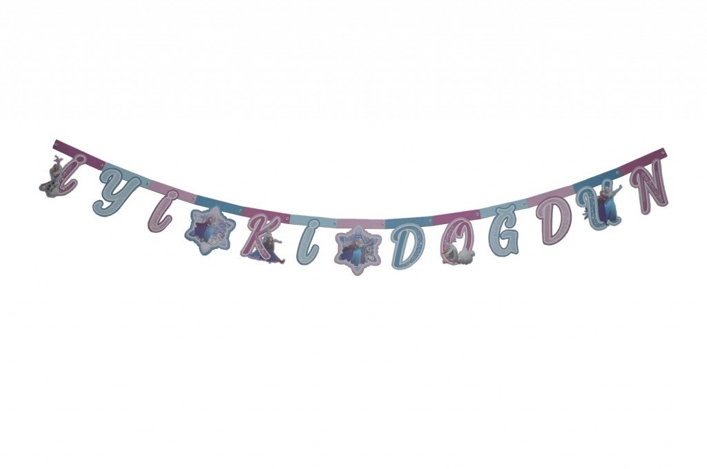 Disney Frozen Happy Birthday Letter Banner Birthday Party Decorations