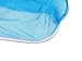 SABUY 18 Inch Heavy Duty Deep-Bag Swimming Pool Leaf Net Skimmer Rake with Nylon Medium Fine Mesh for Cleaning Swimming Pools, Hot Tubs, Spas and Fountains, Blue