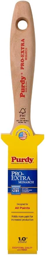 Purdy 144234710 Pro Extra Monarch Paint Brush 1 Inch, Brown, 1-Inch
