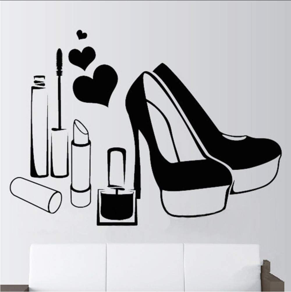 mmwin Zapatos Tacones Altos Maquillaje Lápiz Labial Salón De Belleza