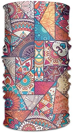 Mandala Bohemian Pattern Outdoor Multifunctional Neck Balaclava Sport Scarf For Fishing, Hiking, Running, Motorcycling