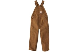Carhartt Kid's CM8603 Washed Duck Bib Overall - Boys