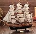bouti1583 Sailing Tall Ship Boat Wooden Model Craft Decor (Random Color)