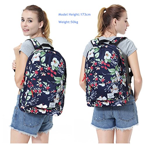 Backpack for girls,Fashion Floral College Student School Backpack by Vaschy