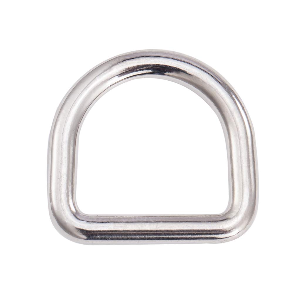 Buy COOHC Welded Metal D Rings 1 Inch Sturdy Heavy Duty Solid Steel