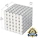 actoper Magnetic Cube 3mm 216pcs Magnets Blocks Multi-Use Square Cube Magnets Toy Stress Relief Toys for Kids (Silver)