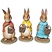 Ultimate Source Flopsy, Mopsy, and Cottontail for Miniature Garden, Fairy Garden