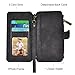 iPhone 6 Wallet Case, Cornmi Outdoor Sport Detachable Leather Flip Case Folio Stand Coin Purse 14 Card Slot Pocket Wallet for iPhone 6 6s 4.7inch