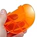 Multi-Day Vitacarry 8 Compartment Pill Box Holds up to 60 Pills Actual Size: 4.5”w X 3.0”d X .93”h (Orange)