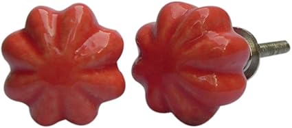 Indianshelf handgemacht Pack of 6 rot Keramik Pomegranate solide